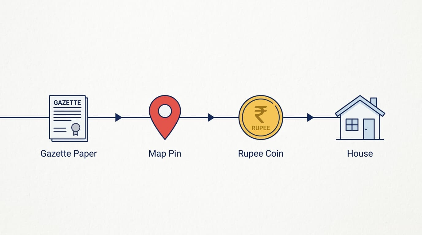 9-Stage Process Journey Illustration